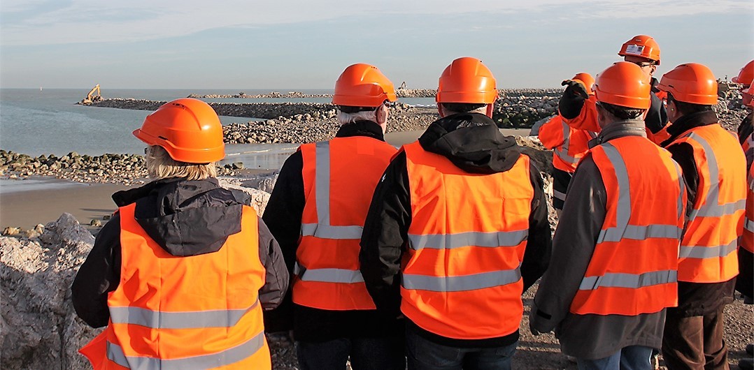 Première visite du chantier Calais Port 2015